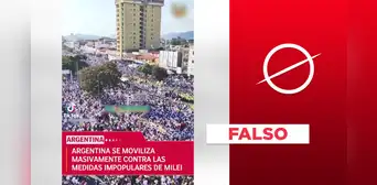 Video no muestra paro nacional en Argentina: es una procesión en Venezuela Video no muestra paro nacional en Argentina: es una procesión en Venezuela