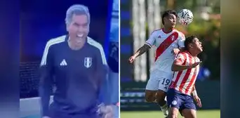 'Chemo' del Solar y su explosiva reacción contra los jugadores de Perú sub-23 durante el partido