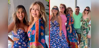 Gisela Valcárcel pasa su cumpleaños 61 en lujoso yate con conductores de ‘América hoy’