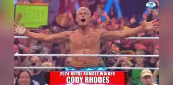 ¡Cody Rhodes ganó el Royal Rumble 2024! Venció a CM Punk e irá a WrestleMania ¡Cody Rhodes ganó el Royal Rumble 2024! Venció a CM Punk e irá a WrestleMania