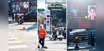 Latino se sorprende al ver que en China exhiben a peatones que no respetan el semáforo en rojo Latino se sorprende al ver que en China exhiben a peatones que no respetan el semáforo en rojo