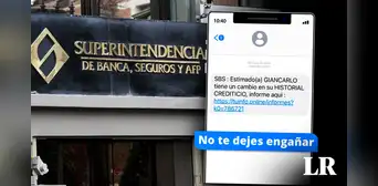 SBS advierte sobre falsos mensajes para cambiar reporte crediticio: ¿cómo identificarlo? SBS advierte sobre falsos mensajes para cambiar reporte crediticio: ¿cómo identificarlo?