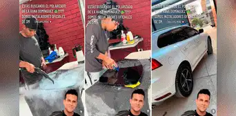 Emprendedor promociona lunas polarizadas al mismo estilo de Christian Domínguez: “En Perú no te aburres”