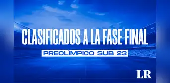 Clasificados Preolímpico Sub-23: así quedaron los enfrentamientos y tablas de posiciones