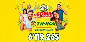 La Tinka EN VIVO: resultados y números ganadores del sorteo del miércoles 31 de enero de 2024 La Tinka EN VIVO: resultados y números ganadores del sorteo del miércoles 31 de enero de 2024