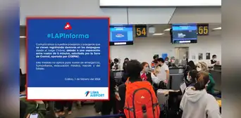 Aeropuerto Jorge Chávez: LAP anuncia hoy retrasos debido a separación entre vuelos