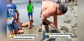 Peruanos van a la playa, entierran su gaseosa y luego no recuerdan dónde la dejaron: “Búscala con radar” Peruanos van a la playa, entierran su gaseosa y luego no recuerdan dónde la dejaron: “Búscala con radar”