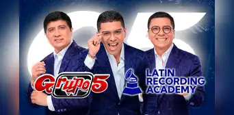 Christian Yaipén anuncia que el Grupo 5 ya es miembro de los Latin Grammy: "Muchos sueños por cumplir" Christian Yaipén anuncia que el Grupo 5 ya es miembro de los Latin Grammy: "Muchos sueños por cumplir"