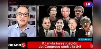 Gómez Fernandini sobre anulación de investigación contra la JNJ: "Es un revés para el Congreso"
