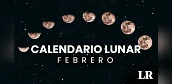 Calendario lunar de febrero 2024: ¿cuándo hay luna llena y las otras fases del satélite?