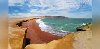 La inusual playa de arena roja, impetuosas olas y aguas turquesas: ¿cómo llegar desde Lima? La inusual playa de arena roja, impetuosas olas y aguas turquesas: ¿cómo llegar desde Lima?