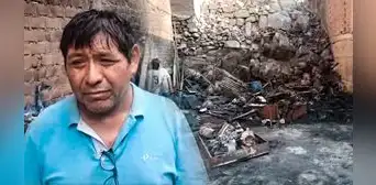 SJL: adulto mayor pierde su vivienda y equipos de costura tras voraz incendio