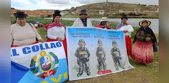 Aimaras respaldan a caricaturista Carlos Tovar 'Carlín' e insisten en que PNP no baile en la Candelaria Aimaras respaldan a caricaturista Carlos Tovar 'Carlín' e insisten en que PNP no baile en la Candelaria