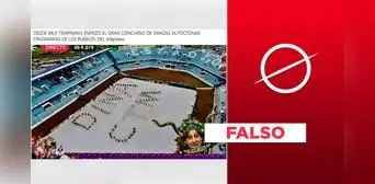 Danzantes no formaron este insulto contra Dina Boluarte en festividad de la Virgen de la Candelaria Danzantes no formaron este insulto contra Dina Boluarte en festividad de la Virgen de la Candelaria