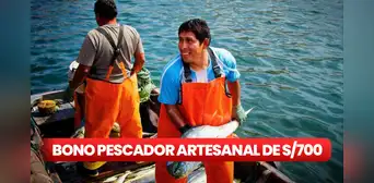 Bono para pescadores de S/700 amplió beneficiarios: ¿hasta cuándo se paga y cuál es el link de consulta? Bono para pescadores de S/700 amplió beneficiarios: ¿hasta cuándo se paga y cuál es el link de consulta?