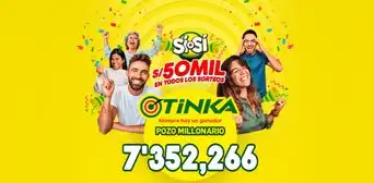 La Tinka EN VIVO: sigue aquí resultados y jugada ganadora de hoy, domingo 11 de febrero La Tinka EN VIVO: sigue aquí resultados y jugada ganadora de hoy, domingo 11 de febrero