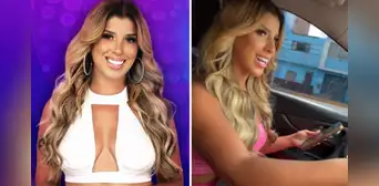 Yahaira Plasencia recibe críticas por manejar con celular en la mano: "Irresponsabilidad al volante"