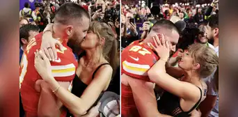 El romántico beso de Taylor Swift y Travis Kelce en el Super Bowl 2024 que pasará a la historia El romántico beso de Taylor Swift y Travis Kelce en el Super Bowl 2024 que pasará a la historia