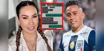 ¡Salen nuevos chats! Christian Cueva juraba que no conocía a Pamela Franco, pero se iban de viaje juntos