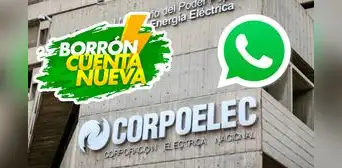¿Se puede registrar Borrón y Cuenta Nueva por WhatsApp? Revisa todo sobre los pagos Corpoelec