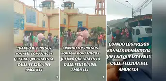 Visitantes del penal SJL reciben regalos a vísperas de San Valentín: “El amor no entiende de rejas”