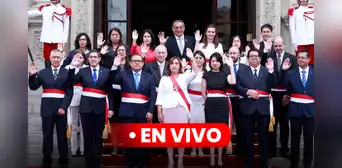Dina Boluarte EN VIVO: presidenta toma juramento a nuevos ministros en Palacio de Gobierno