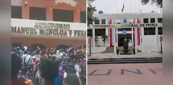 Universidad Nacional de Piura: cientos de estudiantes protestan por incremento de precios en matrícula