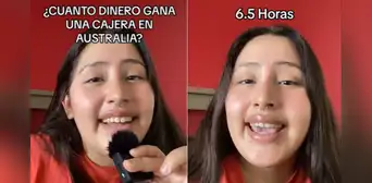 ¿Cuánto gana una cajera en Australia por día? Peruana revela impactante cifra: "más de S/400" ¿Cuánto gana una cajera en Australia por día? Peruana revela impactante cifra: "más de S/400"