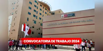 ¿Eres titulado? Instituto de Salud del Niño ofrece más de 30 empleos con sueldos de hasta S/9.000