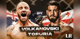 [UFC 298] Alexander Volkanovski vs Ilia Topuria: hora y canal de transmisión de la estelar