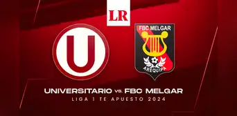 Universitario vs. Melgar EN VIVO: ¿a qué hora juegan y dónde ver el partido por la Liga 1 2024? Universitario vs. Melgar EN VIVO: ¿a qué hora juegan y dónde ver el partido por la Liga 1 2024?