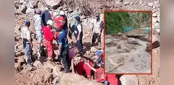 Dos jóvenes mueren tras colapsar puente por lluvias en Apurímac: fueron arrastrados por huaico Dos jóvenes mueren tras colapsar puente por lluvias en Apurímac: fueron arrastrados por huaico