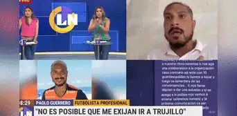 Paolo Guerrero protagonizó tenso momento en entrevista cuando hablaba de su situación con la UCV Paolo Guerrero protagonizó tenso momento en entrevista cuando hablaba de su situación con la UCV