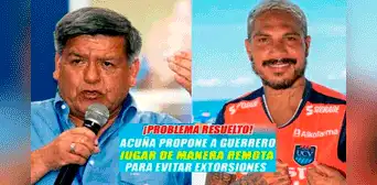 Paolo Guerrero vs. los Acuña: Una pugna que desata una ola de hilarantes memes por su fichaje a la UCV Paolo Guerrero vs. los Acuña: Una pugna que desata una ola de hilarantes memes por su fichaje a la UCV