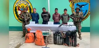Ucayali: capturan a 4 miembros del temible Comando Vermelho, dedicado al narcotráfico