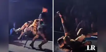 Así fue el accidente de Madonna en el que un bailarín la tiró al suelo en su show de Seattle Así fue el accidente de Madonna en el que un bailarín la tiró al suelo en su show de Seattle