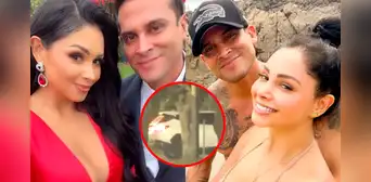 Christian Domínguez pasó la noche en el departamento donde vivía con Pamela Franco Christian Domínguez pasó la noche en el departamento donde vivía con Pamela Franco