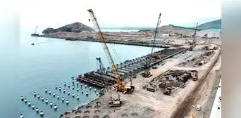 Megapuerto de Chancay: avance de inversión de la primera etapa va a un 70% Megapuerto de Chancay: avance de inversión de la primera etapa va a un 70%