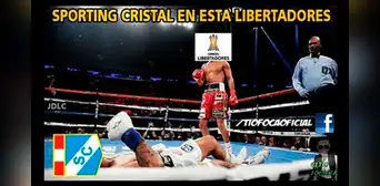 Cristal fue goleado 6- 1 en la Copa Libertadores y los memes no perdonan al cuadro celeste