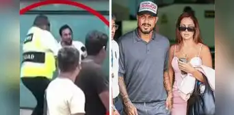 Reportero de 'América hoy' rompe valla de seguridad por ver a Guerrero y es derribado por policías Reportero de 'América hoy' rompe valla de seguridad por ver a Guerrero y es derribado por policías