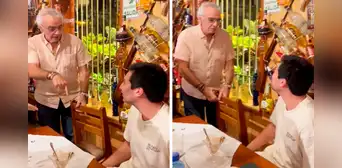 Hincha de Universitario celebra su cumpleaños en restaurante y es sorprendido por Jorge Fossati Hincha de Universitario celebra su cumpleaños en restaurante y es sorprendido por Jorge Fossati