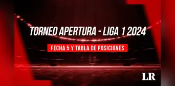 Tabla de posiciones Liga 1 2024 EN VIVO: revisa la programación y resultados de la quinta jornada