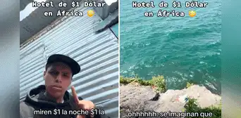Peruano visita África y revela cómo es el hotel de 1 dólar con vista al mar: “Es un cuarto VIP” Peruano visita África y revela cómo es el hotel de 1 dólar con vista al mar: “Es un cuarto VIP”