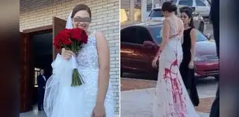 Novia fue atacada con pintura en el día de su boda y la responsable sería su suegra: ¿se casó?