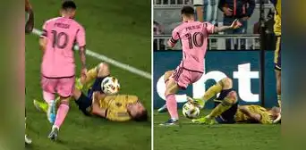 Messi lo 'humilló' al evadirlo cuando estaba en el suelo y este dejó un sarcástico comentario Messi lo 'humilló' al evadirlo cuando estaba en el suelo y este dejó un sarcástico comentario