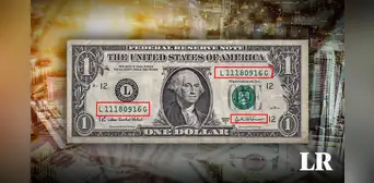 El billete de 1 dólar, conocido como escalera, cotizado en S/24.000 por su número de serie El billete de 1 dólar, conocido como escalera, cotizado en S/24.000 por su número de serie