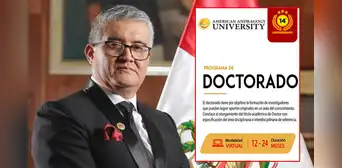 Ministro del Ambiente posee grado de doctor, pero de universidad no licenciada, según H13 Ministro del Ambiente posee grado de doctor, pero de universidad no licenciada, según H13