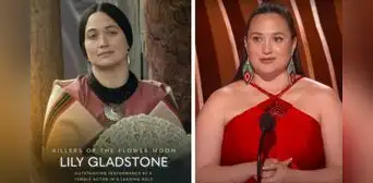 SAG Awards: Lily Gladstone vence a Emma Stone y hace historia como actriz estadounidense indígena