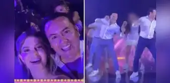Richard Acuña sorprende bailando divertida coreografía en quinceañero de su sobrina Richard Acuña sorprende bailando divertida coreografía en quinceañero de su sobrina
