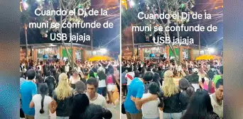 Vecinos de SJL realizan yunza, pero DJ se equivoca de canción y pone tema para sacar la basura